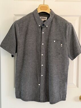 Brooklyn Industries Charcoal Button-Up Shirt - Gray